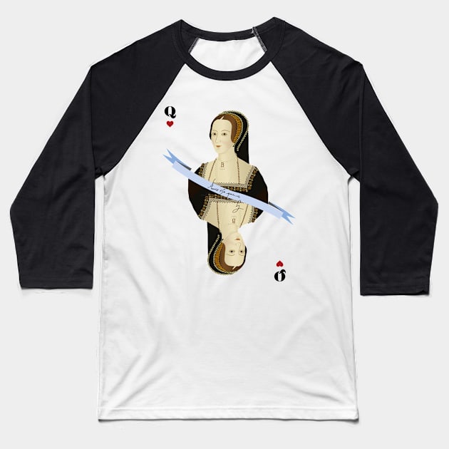 Anne Boleyn card 02 Baseball T-Shirt by vixfx